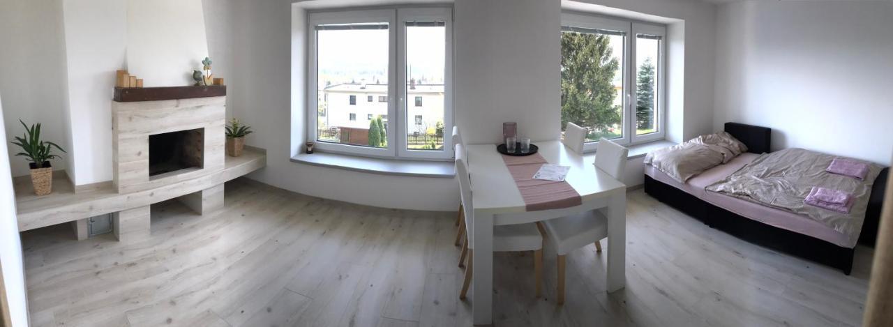 Soukromý pokoj s kuchyní a koupelnou v řadovce Nove Mesto na Morave Exterior foto